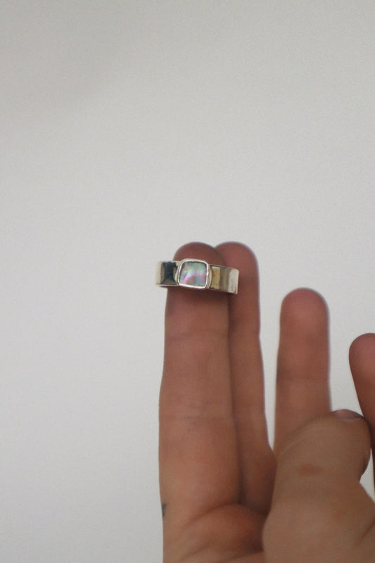 Abalone Window Ring