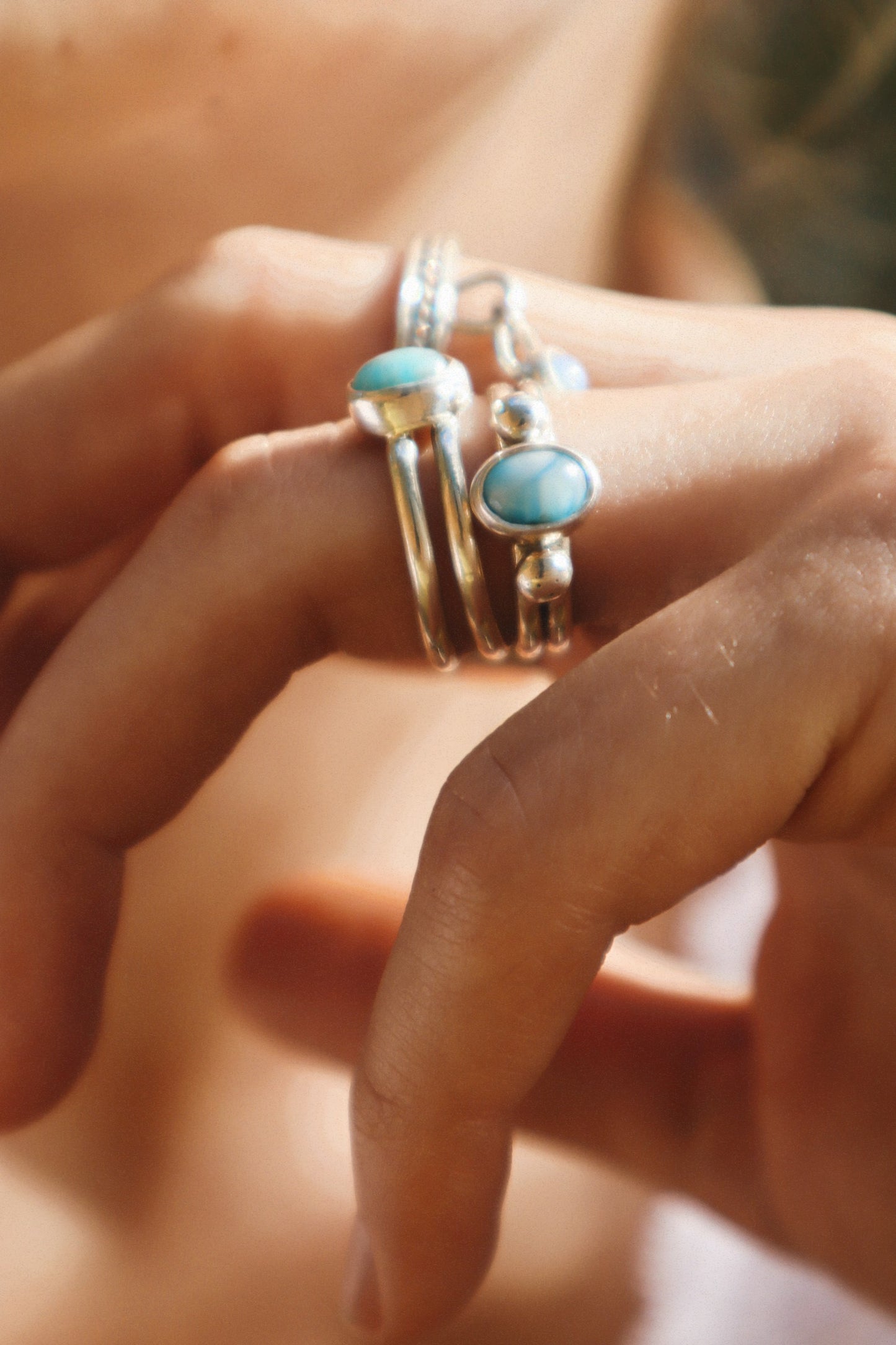 Larimar Ring